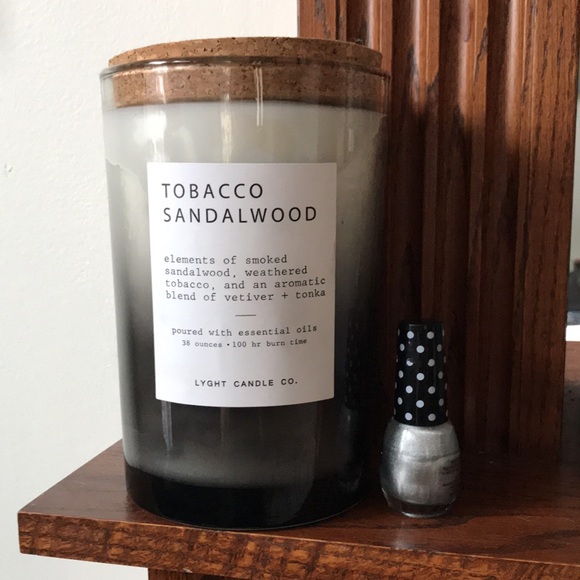 3 Wick 100 hr luxury candle-tobacco sandalwood - Picture 5 of 5